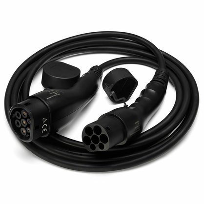 Nabíjecí kabel ORBIS pro elektromobily, 3-fáz., konektor Typ 2, kabel 5 m