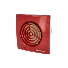 Ventilátor VENTS 100 QUIET Red snížená hlučnost