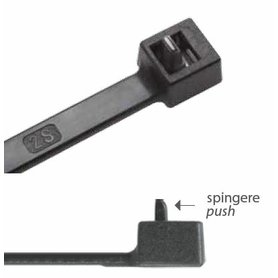 Vázací pásky otevíratelné RID 250x3,5mm, prodloužený pin, bílá, (bal.=100ks) /RID.2.216