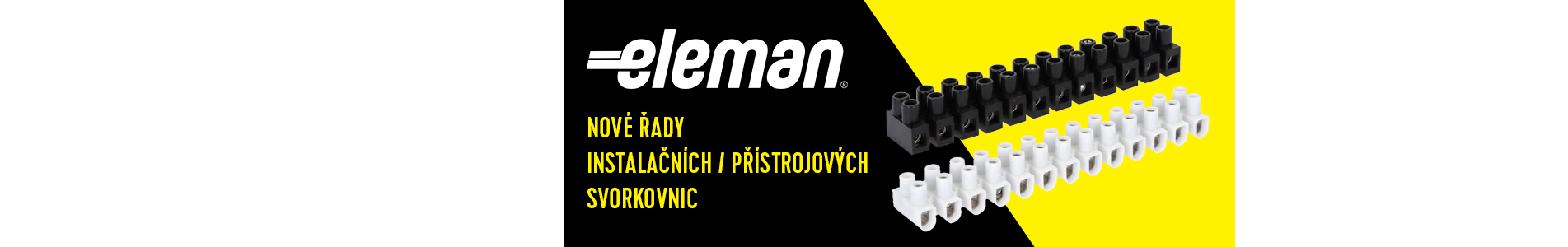 Nové řady instalačních / přístrojových svorkovnic