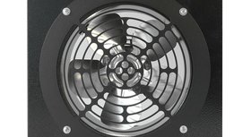 Čtvercové ventilátory (černé)
